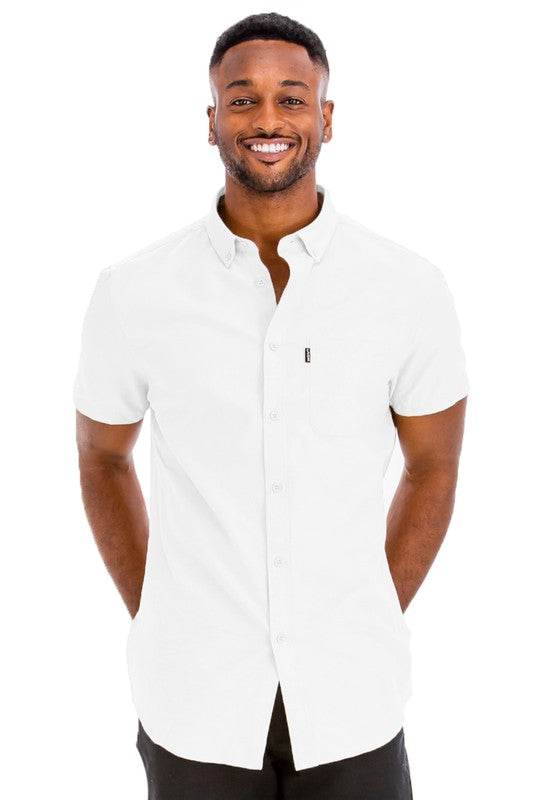 Weiv Men's Casual Short Sleeve Solid Shirts - Shop Style & More | Fresh Looks, Everyday Deals & Free Shipping
