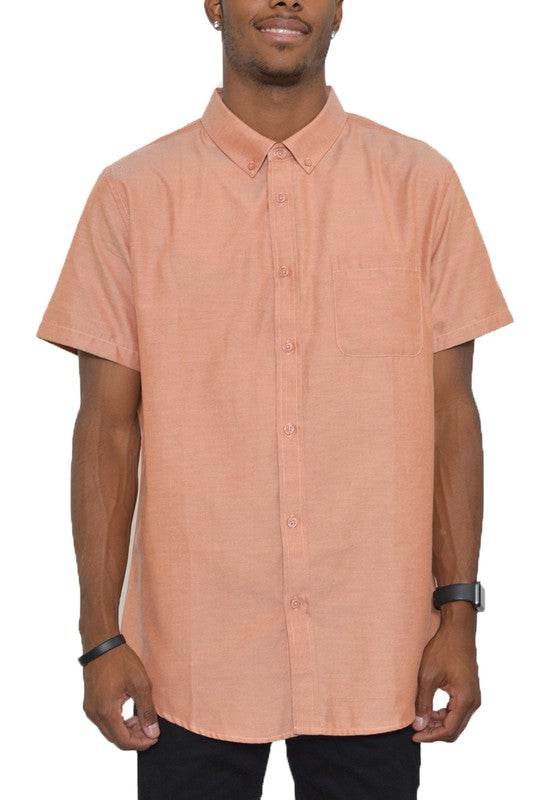 Weiv Men's Casual Short Sleeve Solid Shirts - Shop Style & More | Fresh Looks, Everyday Deals & Free Shipping