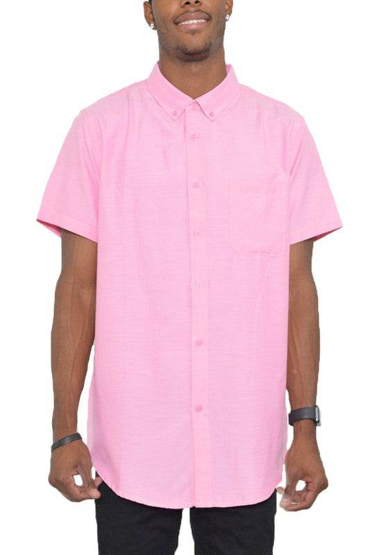 Weiv Men's Casual Short Sleeve Solid Shirts - Shop Style & More | Fresh Looks, Everyday Deals & Free Shipping