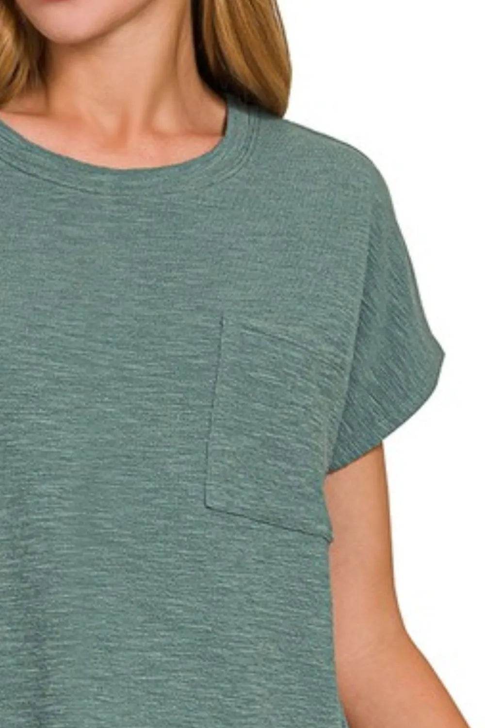 Zenana Round Neck Short Sleeve T-Shirt - Shop Style & More | Fresh Looks, Everyday Deals & Free Shipping