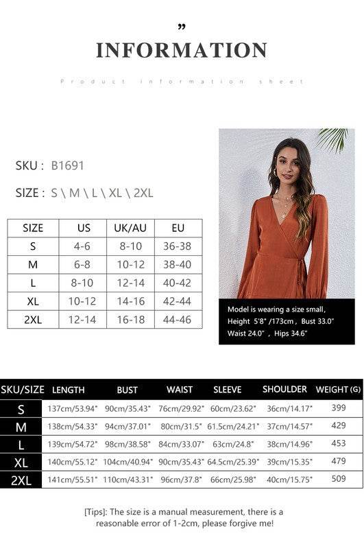 Women's V Neck Long Sleeve Maxi Dress - Shop Style & More | Fresh Looks, Everyday Deals & Free Shipping