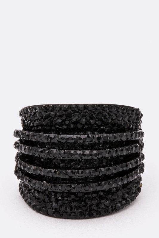 Layer Crystals Stretch Ring - Shop Style & More | Fresh Looks, Everyday Deals & Free Shipping