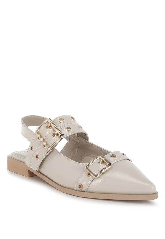 Betula Eyelets & Buckle Detail Flats - Shop Style & More | Fresh Looks, Everyday Deals & Free Shipping