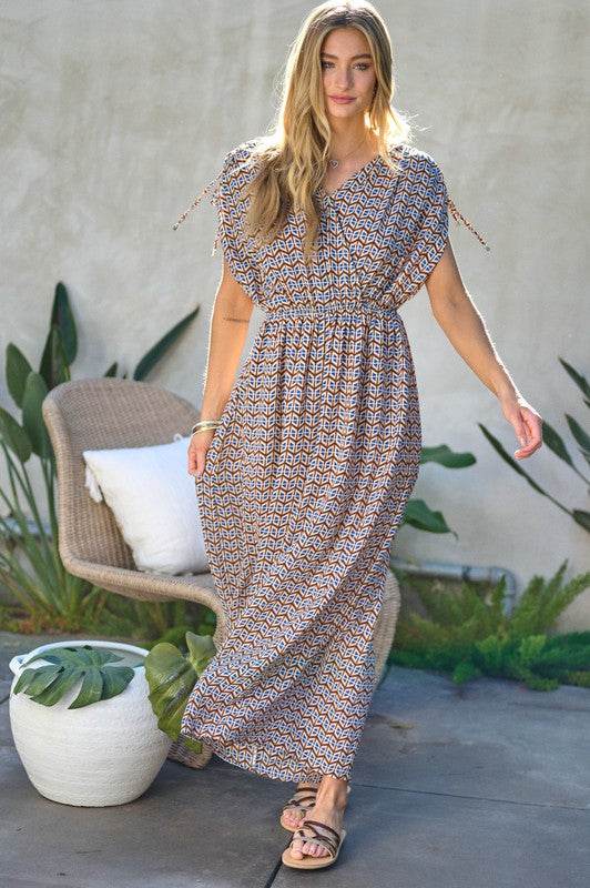 Printed V-Neck Sleeveless Jumpsuit - Shop Style & More | Fresh Looks, Everyday Deals & Free Shipping