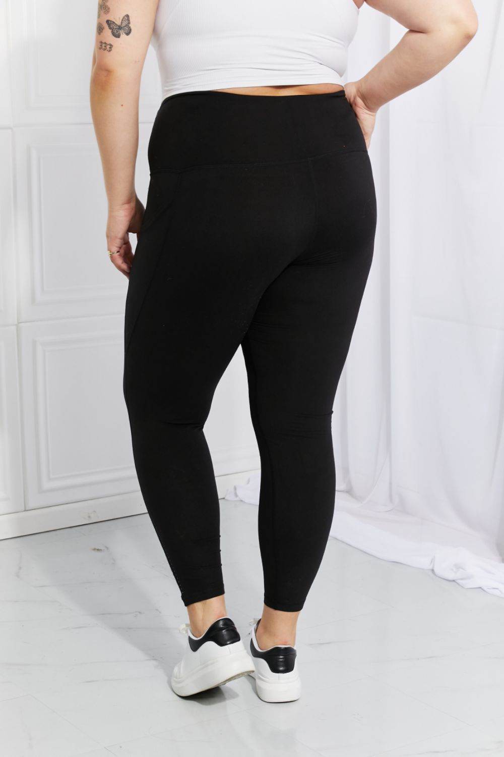 Leggings Depot Full Size Strengthen and Lengthen Reflective Dot Active Leggings - Shop Style & More | Fresh Looks, Everyday Deals & Free Shipping