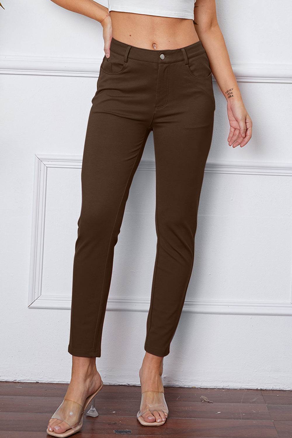 StretchyStitch Pants by Basic Bae - Shop Style & More | Fresh Looks, Everyday Deals & Free Shipping