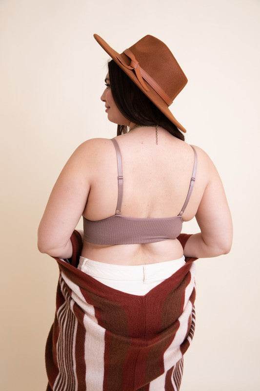 Plus Size Waistband Loop Lace Brami - Shop Style & More | Fresh Looks, Everyday Deals & Free Shipping
