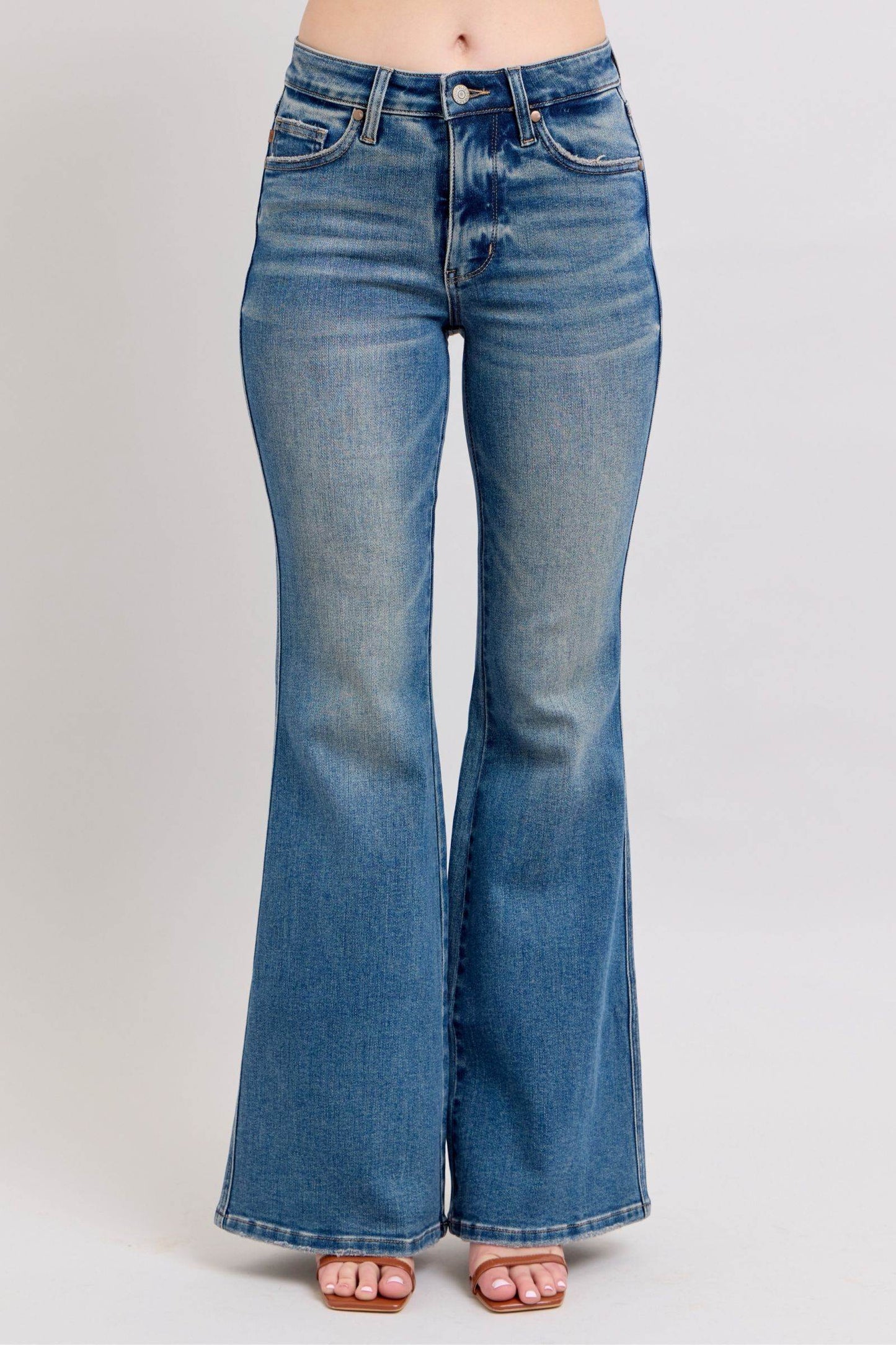 Judy Blue MR Tummy Control Vintage Wash Jeans - Shop Style & More | Fresh Looks, Everyday Deals & Free Shipping