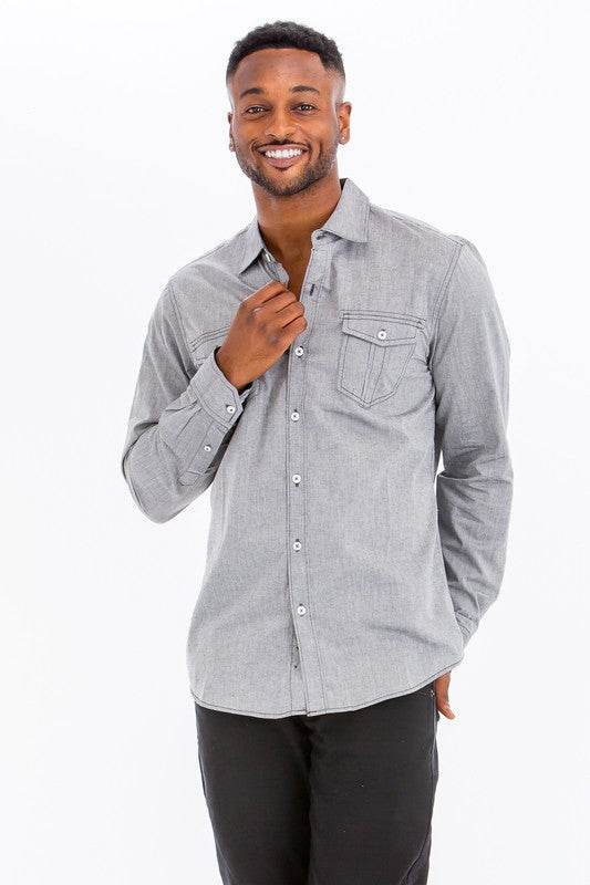 Weiv Men's Casual Long Sleeve Shirts - Shop Style & More | Fresh Looks, Everyday Deals & Free Shipping
