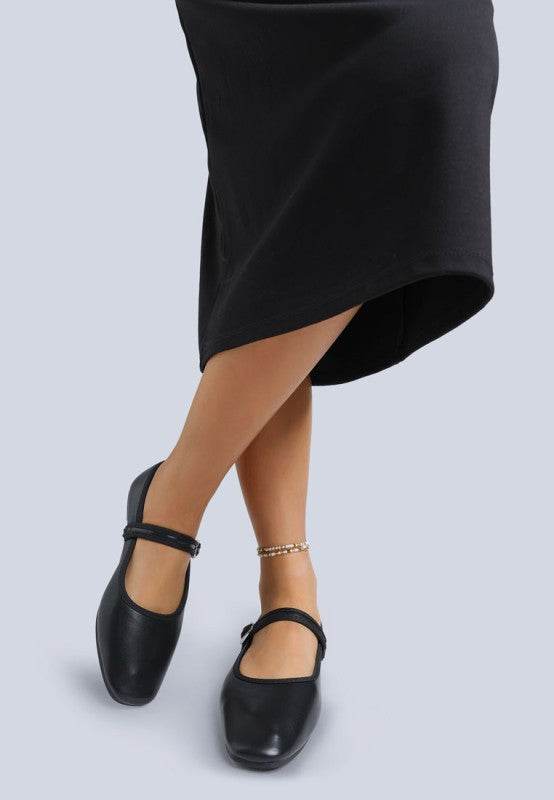 Iker Classic Denim Pin Buckle Ballerinas - Shop Style & More | Fresh Looks, Everyday Deals & Free Shipping