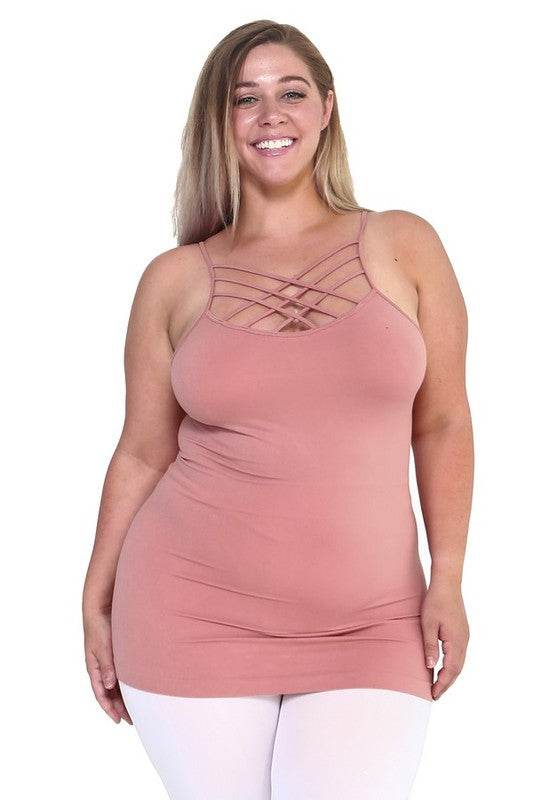 Womens Seamless Triple Criss-Cross Front Cami - Shop Style & More | Fresh Looks, Everyday Deals & Free Shipping