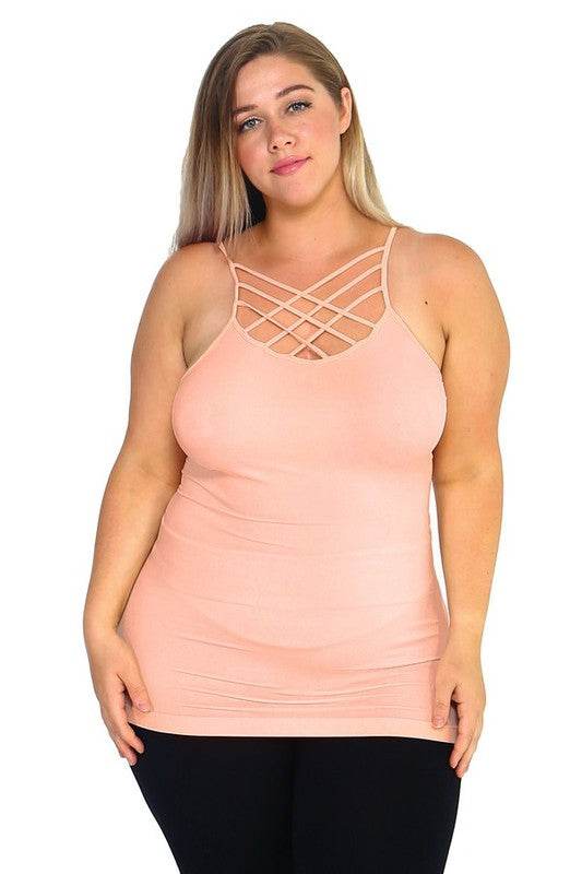 Womens Seamless Triple Criss-Cross Front Cami - Shop Style & More | Fresh Looks, Everyday Deals & Free Shipping