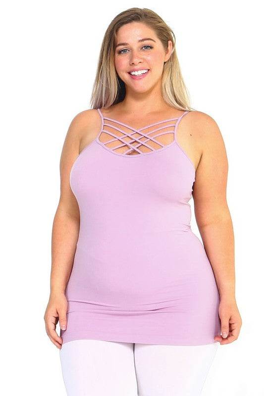 Womens Seamless Triple Criss-Cross Front Cami - Shop Style & More | Fresh Looks, Everyday Deals & Free Shipping