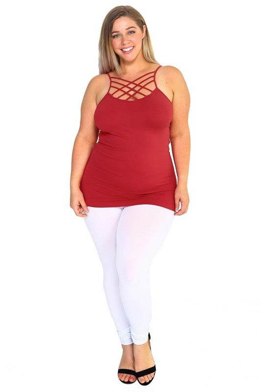 Womens Seamless Triple Criss-Cross Front Cami - Shop Style & More | Fresh Looks, Everyday Deals & Free Shipping
