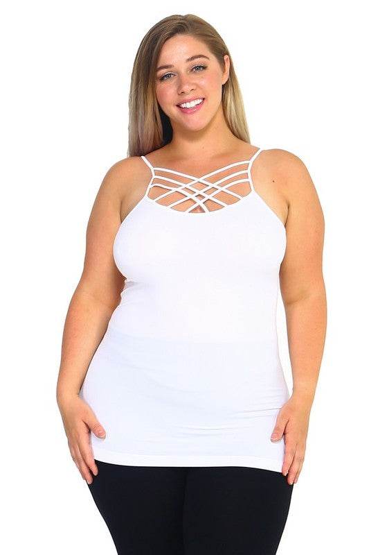 Womens Seamless Triple Criss-Cross Front Cami - Shop Style & More | Fresh Looks, Everyday Deals & Free Shipping
