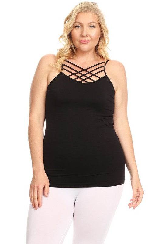 Womens Seamless Triple Criss-Cross Front Cami - Shop Style & More | Fresh Looks, Everyday Deals & Free Shipping