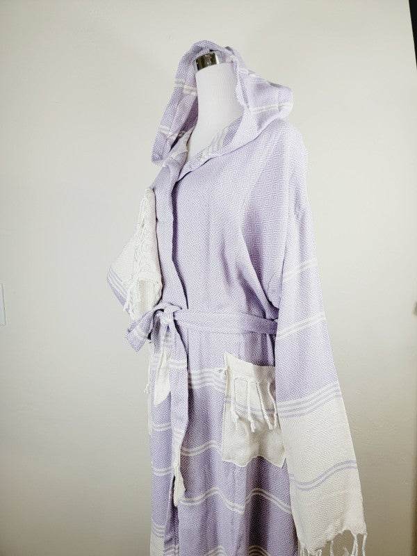 Unisex Robe, Beach or spa Robe with pockets - Lila - Shop Style & More | Fresh Looks, Everyday Deals & Free Shipping