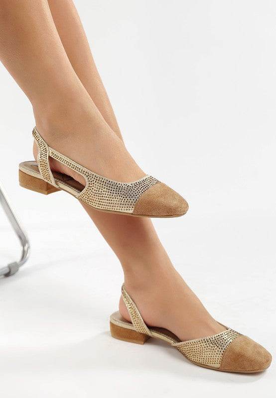 Rerita Rhinestone-Studded Glitter Sandals - Shop Style & More | Fresh Looks, Everyday Deals & Free Shipping