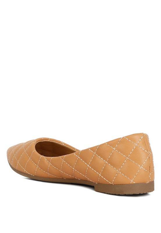 Rikhani Quilted Detail Ballet Flats - Shop Style & More | Fresh Looks, Everyday Deals & Free Shipping