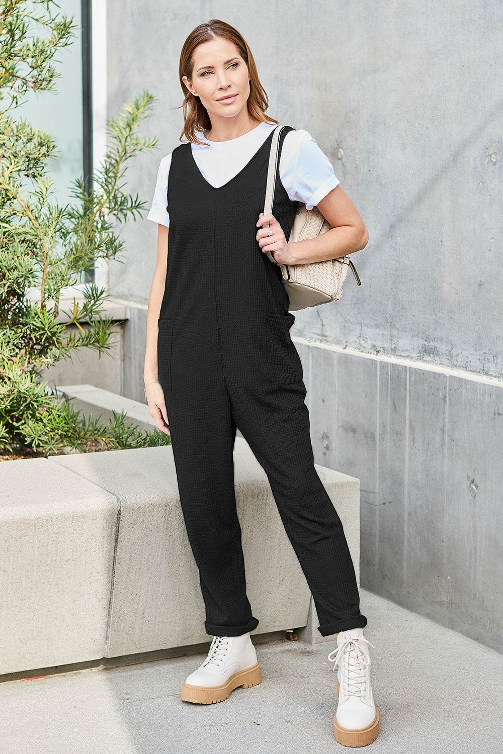 Double Take Full Size Sleeveless Straight Jumpsuit - Shop Style & More | Fresh Looks, Everyday Deals & Free Shipping