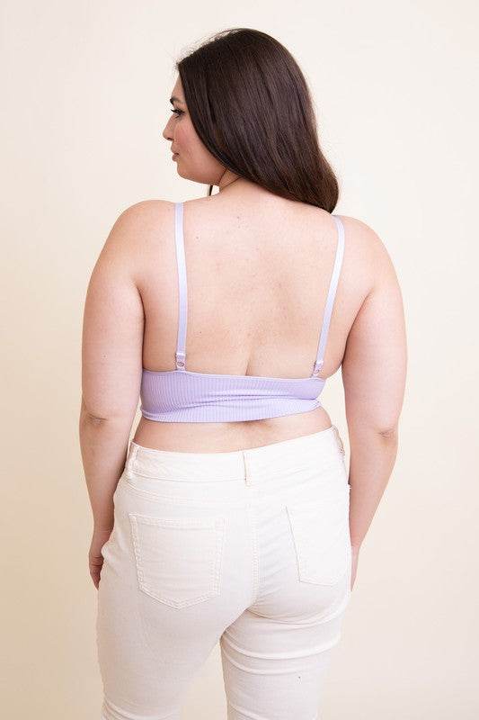 Plus Size Waistband Loop Lace Brami - Shop Style & More | Fresh Looks, Everyday Deals & Free Shipping