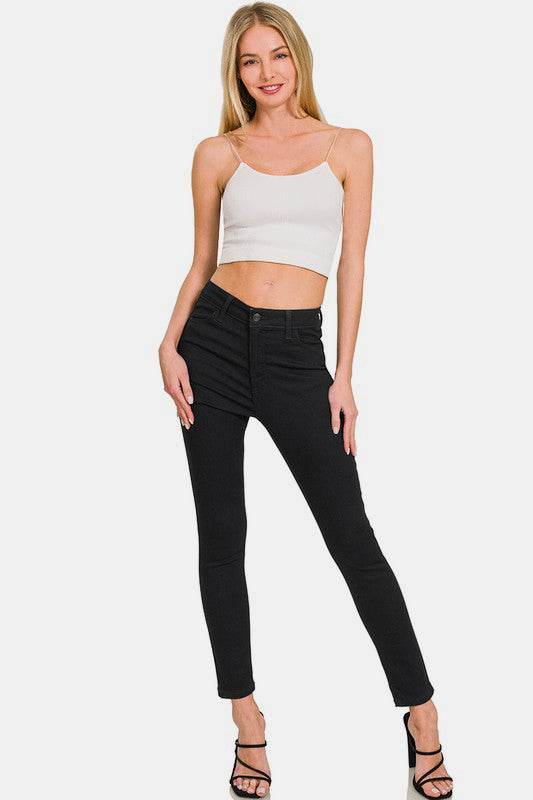 Zenana High Rise Skinny Jeans with Pockets - Shop Style & More | Fresh Looks, Everyday Deals & Free Shipping