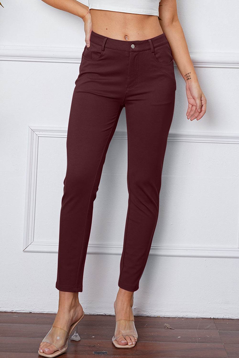 StretchyStitch Pants by Basic Bae - Shop Style & More | Fresh Looks, Everyday Deals & Free Shipping