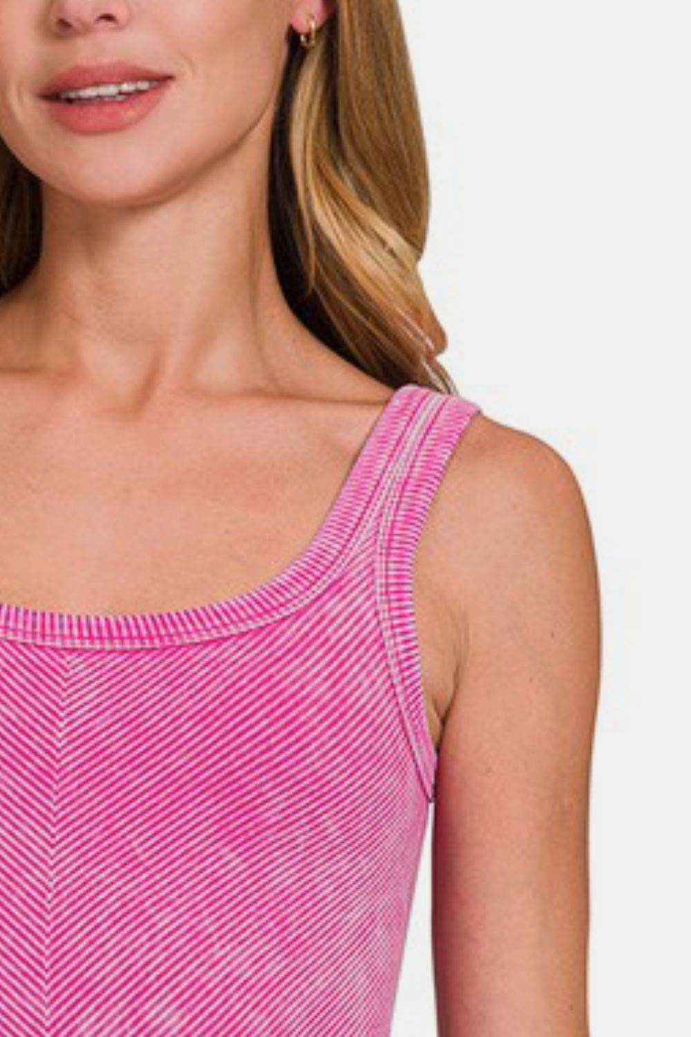 Zenana Ribbed Scoop Neck Tank - Shop Style & More | Fresh Looks, Everyday Deals & Free Shipping