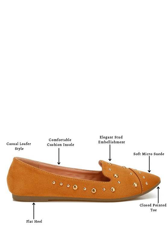 Olesia Stud Emebllished Ballet Flats - Shop Style & More | Fresh Looks, Everyday Deals & Free Shipping