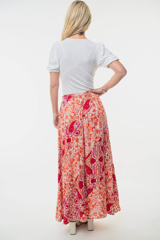 White Birch Full Size High Waisted Floral Woven Skirt - Shop Style & More | Fresh Looks, Everyday Deals & Free Shipping