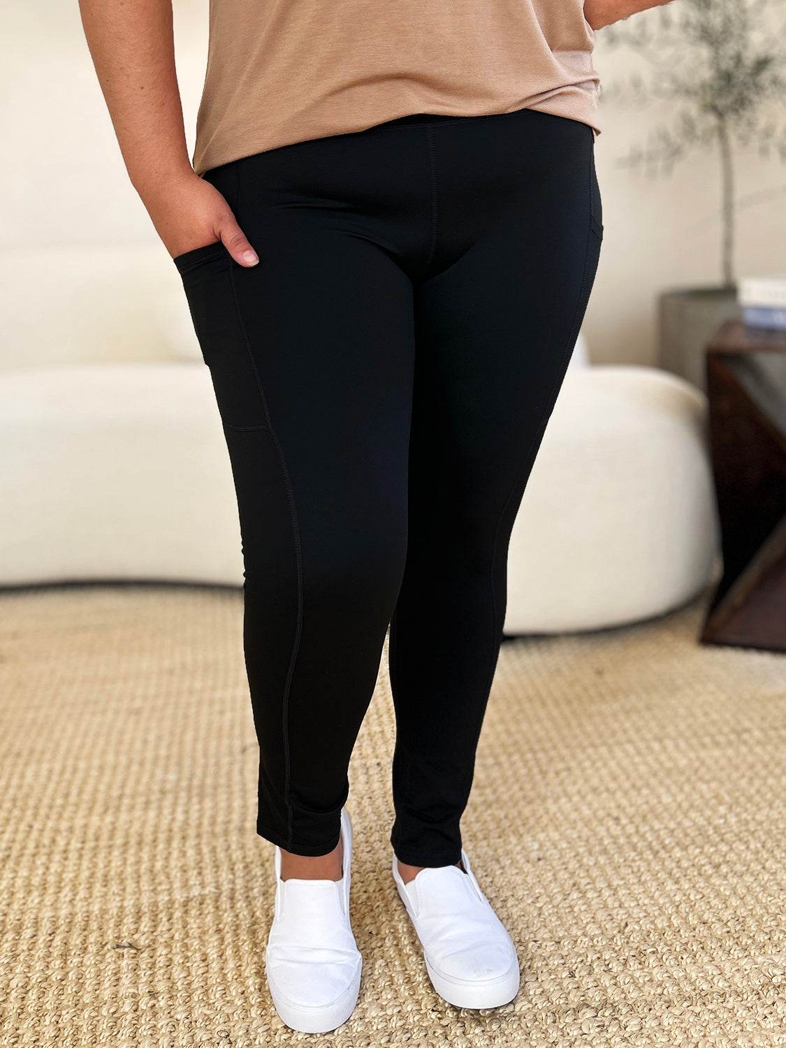 Wide Waistband Sports Leggings - Shop Style & More | Fresh Looks, Everyday Deals & Free Shipping