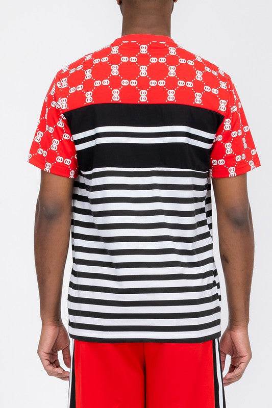 CHAIN LINK PRINT SHORT SLEEVE TSHIRT - Shop Style & More | Fresh Looks, Everyday Deals & Free Shipping