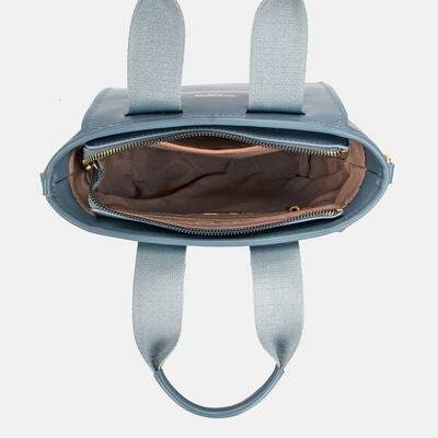 David Jones Small Handbag with Embossed Pattern Handles - Shop Style & More | Fresh Looks, Everyday Deals & Free Shipping