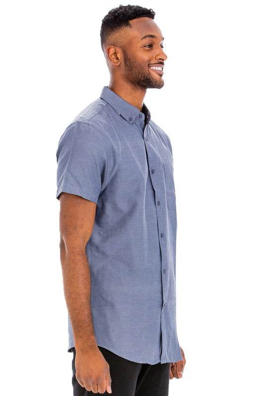 Weiv Men's Casual Short Sleeve Solid Shirts - Shop Style & More | Fresh Looks, Everyday Deals & Free Shipping