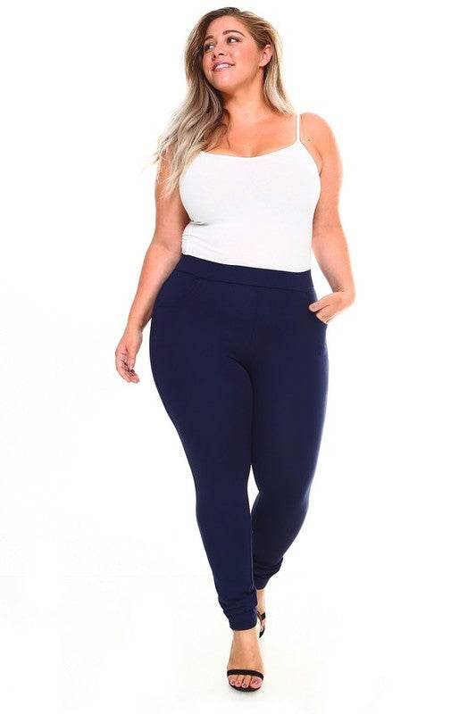 Lady's Plus Size Ponte Pants - PLUS SIZE - Shop Style & More | Fresh Looks, Everyday Deals & Free Shipping