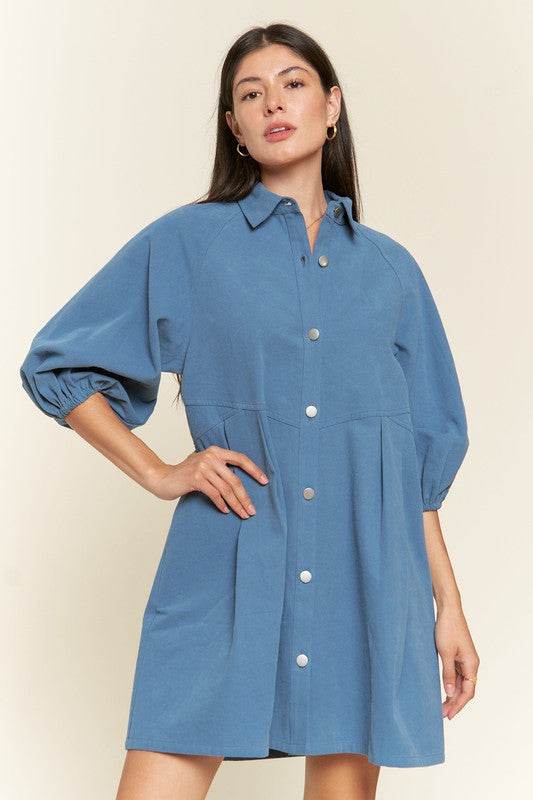 Washed denim style dress - Shop Style & More | Fresh Looks, Everyday Deals & Free Shipping