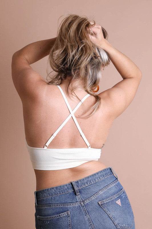 Plus Size Crochet Lace High Neck Bralette - Shop Style & More | Fresh Looks, Everyday Deals & Free Shipping