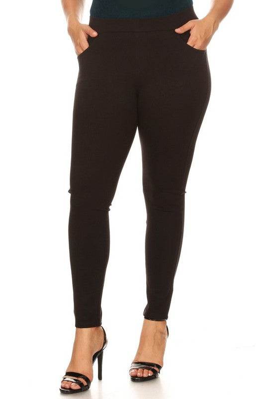 Lady's Plus Size Ponte Pants - PLUS SIZE - Shop Style & More | Fresh Looks, Everyday Deals & Free Shipping