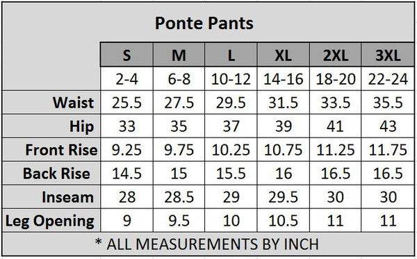 Lady's Plus Size Ponte Pants - PLUS SIZE - Shop Style & More | Fresh Looks, Everyday Deals & Free Shipping