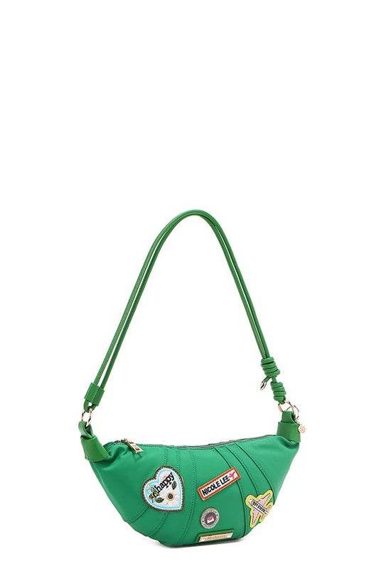 Nicole Lee USA Color Patch Croissant Bag - Shop Style & More | Fresh Looks, Everyday Deals & Free Shipping