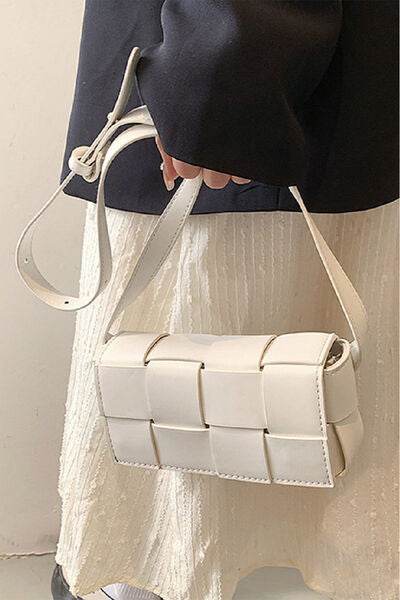 Zenana Vegan Leather Woven Crossbody Bag - Shop Style & More | Fresh Looks, Everyday Deals & Free Shipping