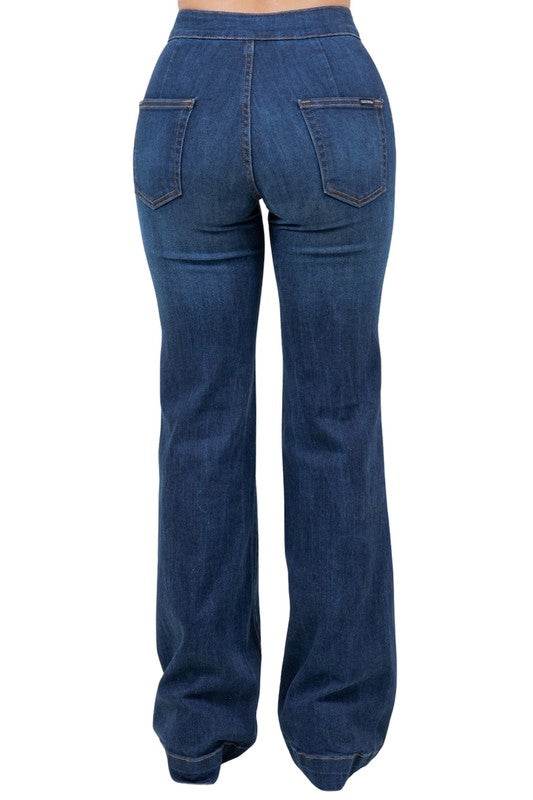 Harley Wide Leg Dark Blue- Inseam 34 - Shop Style & More | Fresh Looks, Everyday Deals & Free Shipping