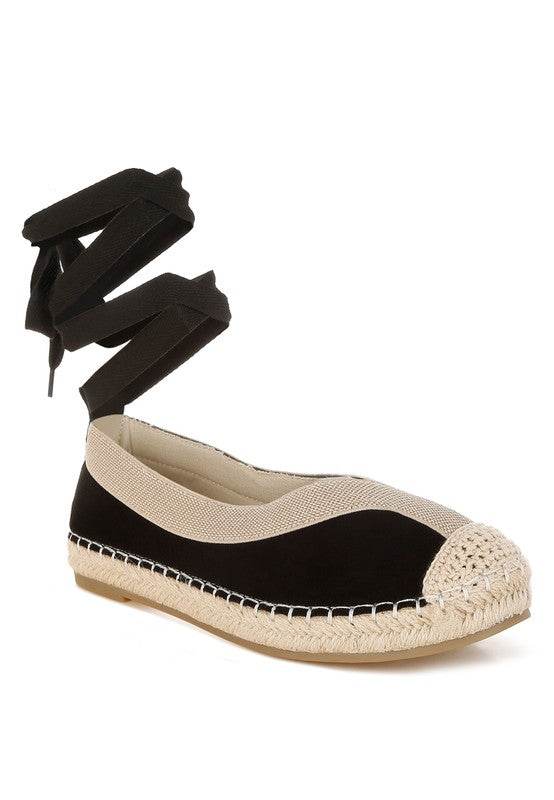Yalva Microfiber Detachable Lace Espadrilles - Shop Style & More | Fresh Looks, Everyday Deals & Free Shipping