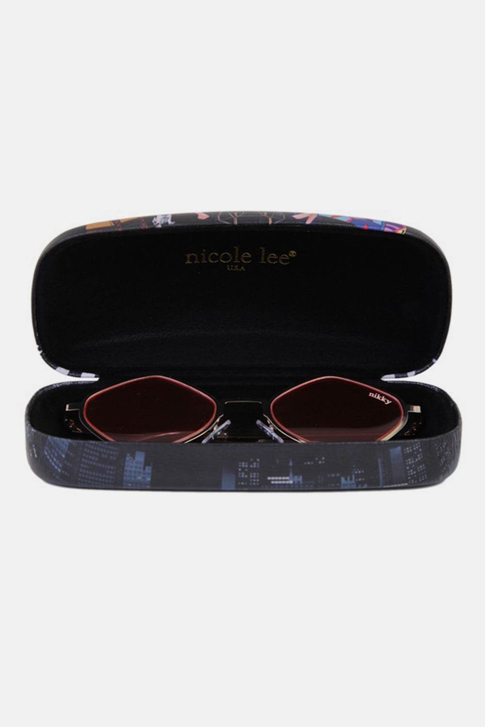 Nicole Lee USA Metal Frame Geometric Sunglasses - Shop Style & More | Fresh Looks, Everyday Deals & Free Shipping