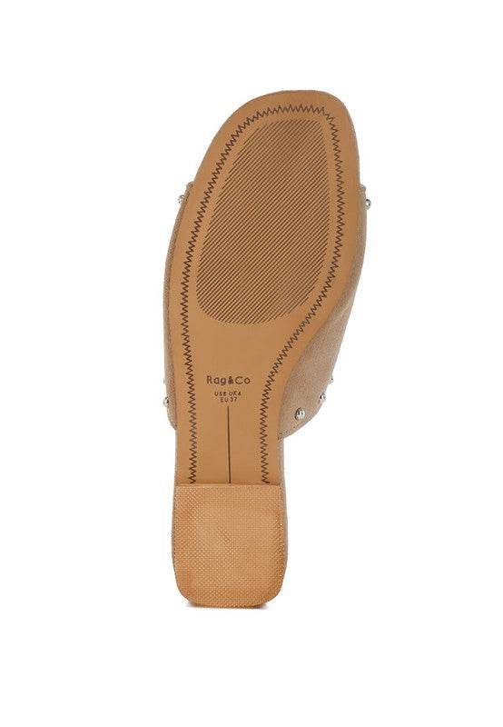 Odalia Soft Suede Leather Studded Flats - Shop Style & More | Fresh Looks, Everyday Deals & Free Shipping