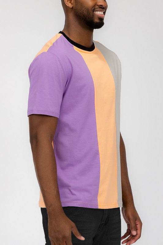 Weiv Mens Color Block T Shirt - Shop Style & More | Fresh Looks, Everyday Deals & Free Shipping