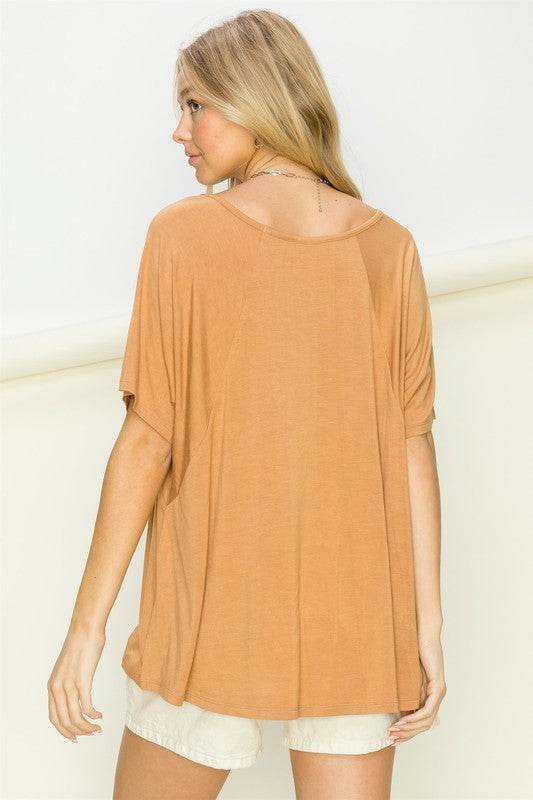 At Rest Oversized Short Sleeve Top - Shop Style & More | Fresh Looks, Everyday Deals & Free Shipping