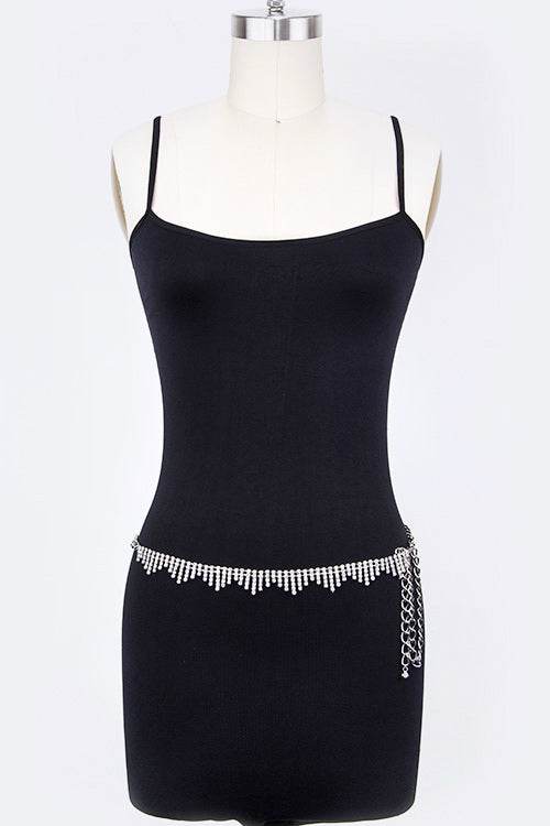Sparkly Chevron Rhinestone Chain Belt - Shop Style & More | Fresh Looks, Everyday Deals & Free Shipping