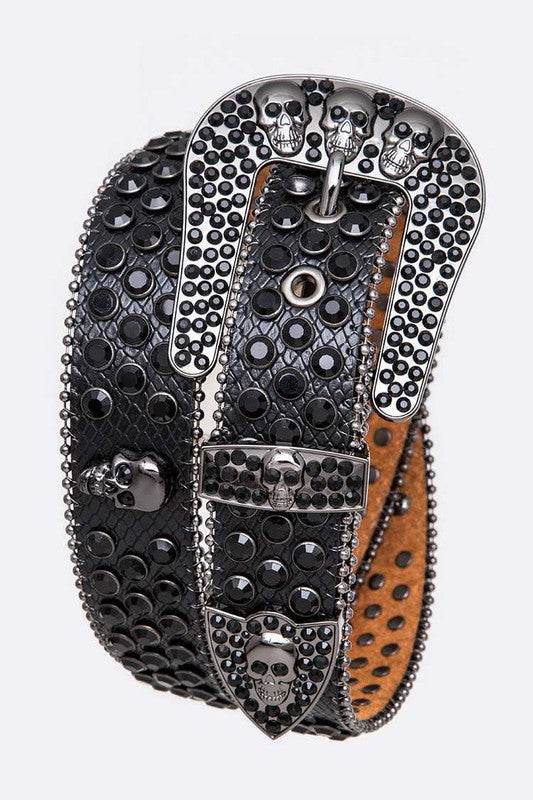 Crystal Statement Skull Belt - Shop Style & More | Fresh Looks, Everyday Deals & Free Shipping