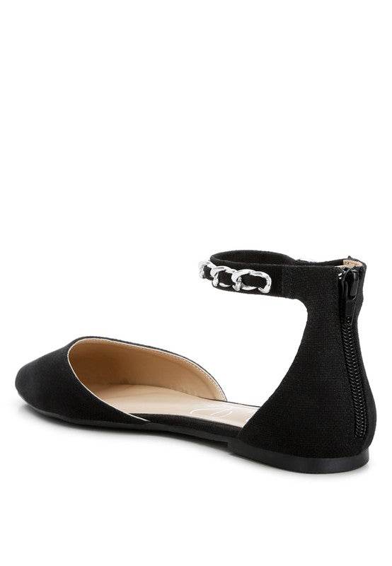 Buqisi Chain Embellished Flat Sandals - Shop Style & More | Fresh Looks, Everyday Deals & Free Shipping